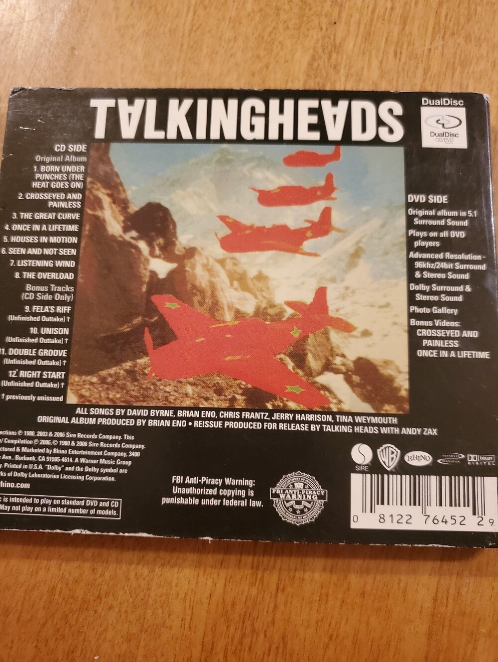Talking Heads - Remain In Light - Dual Disc - CD/DVD - Picture 5 of 5